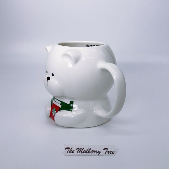Starbucks 2025 Holiday Bearista Ceramic Bear Mug Cup 12oz 355ml Limited Edition - Picture 5 of 9